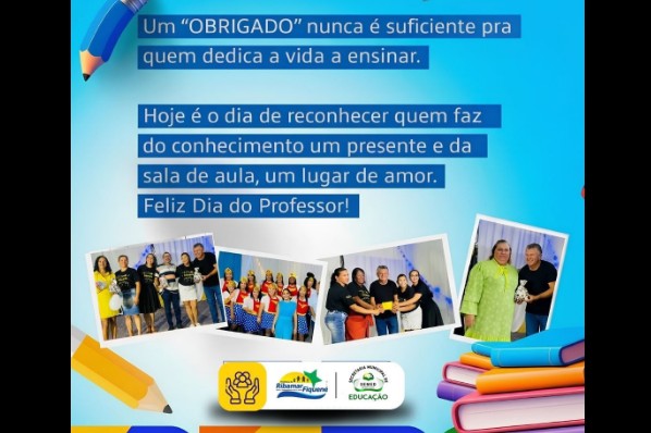 PREFEITURA HOMENAGEIA PROFESSORES